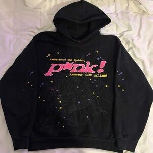 Black Graphic Hoodie
